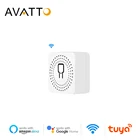 Умный светильник ключателя света AVATTO с Wi-Fi, двухсторонний модуль дистанционного управления MiNi DIY, работает с приложением Tuya Smart life, Alexa Echo Google Home.