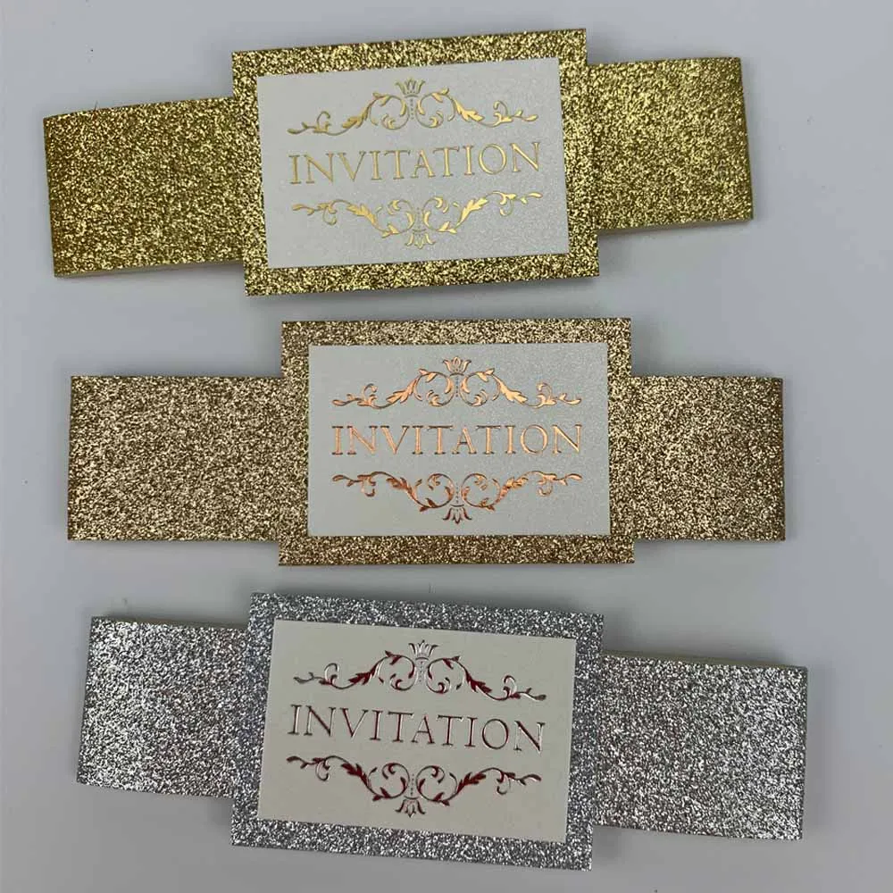 Жемчуг лазерной резки бумага для живота с индивидуальным логотипом блестящая