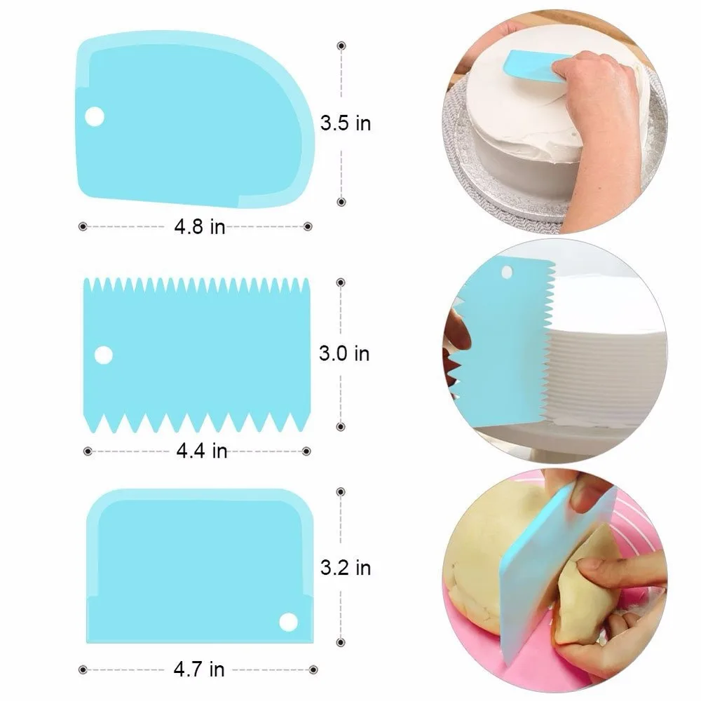 52 шт. многофункциональный набор для выпечки тортов|Наборы кондитерских насадок| |