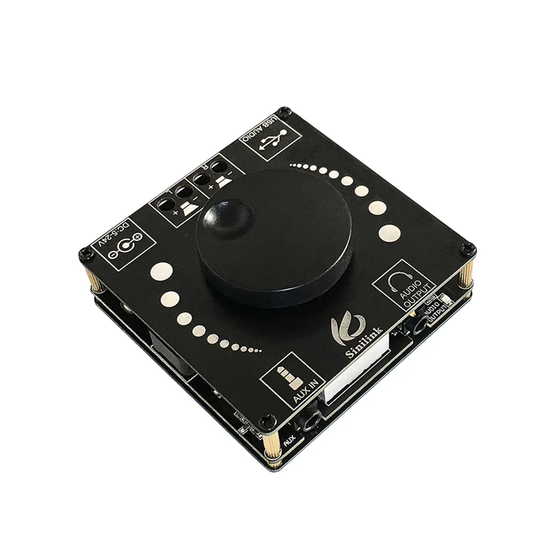 Плата цифрового усилителя мощности для домашнего кинотеатра Bluetooth 5 0 TPA3116D2 50 Вт x 2