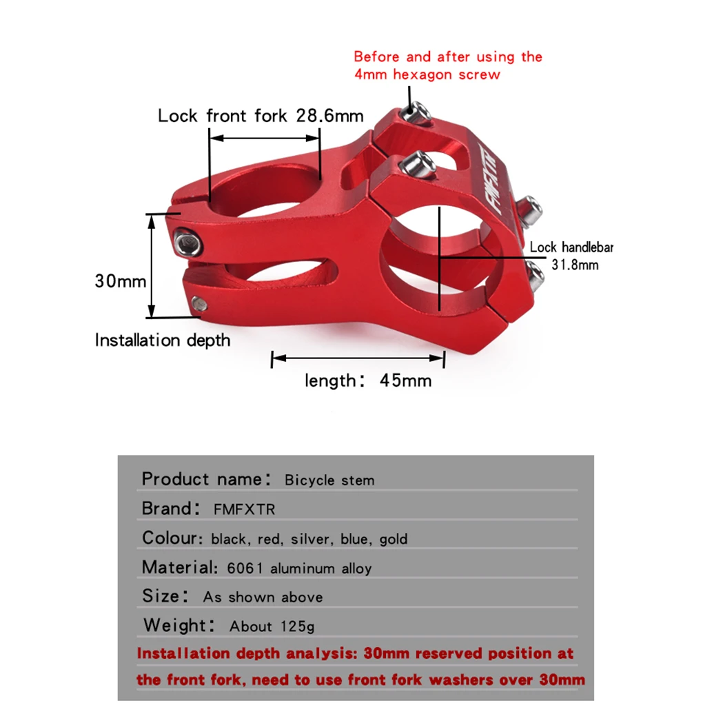 Стержень руля горного велосипеда Диаметр 31 8 мм стержень из алюминиевого сплава