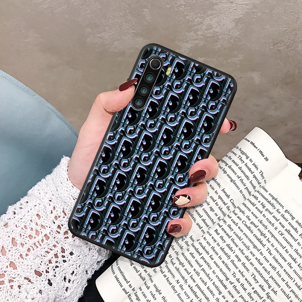 

Famous French fashion cosmetics brand Phone Case For Xiaomi Redmi Note 7 8 8T 9 9S 4X 7 7A 9A K30 Pro Ultra black Prime Trend