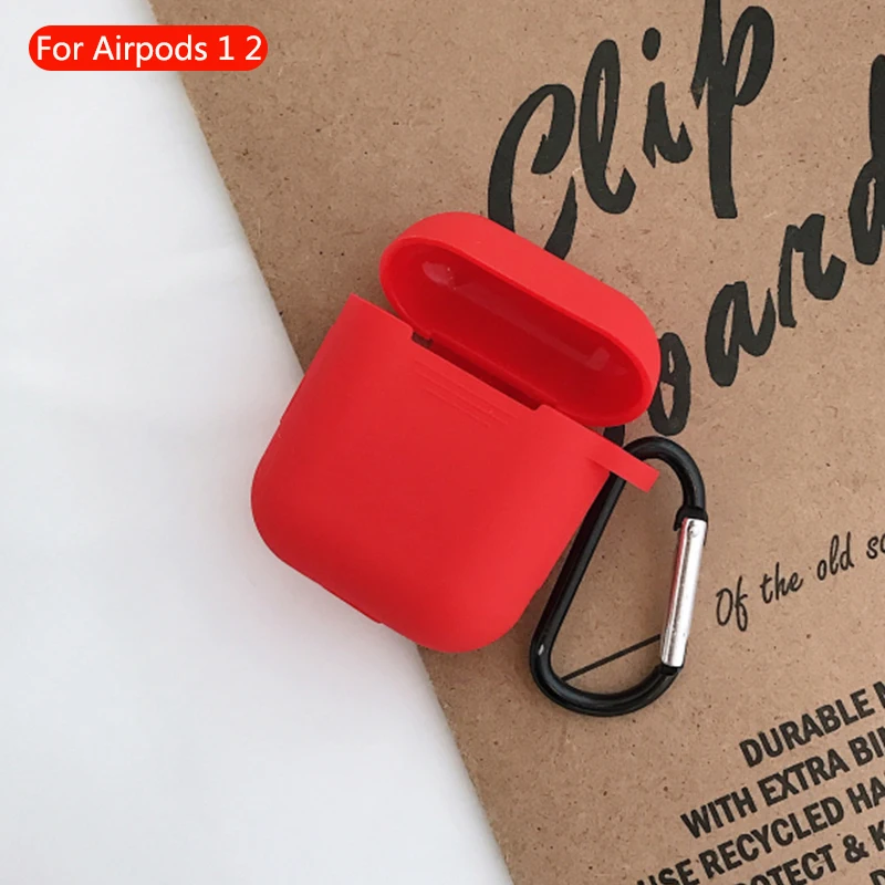 682 Беспроводной чехол для гарнитуры Bluetooth, прозрачный чехол для Apple Airpods 2, мягкий силиконовый кожаный защитный чехол для наушников Airpod, аксессуары - Цвет: 682