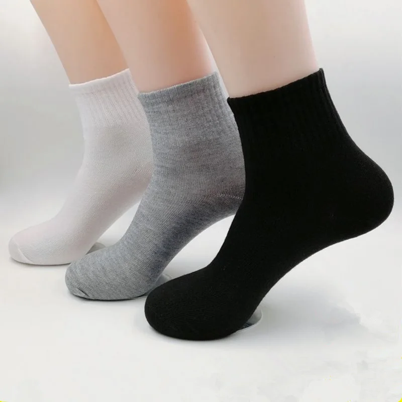 

Sensimi Brand Men's Cotton Socks New Style Black Business Men Socks Soft Breathable Summer Winter for Male Socks Plus Size