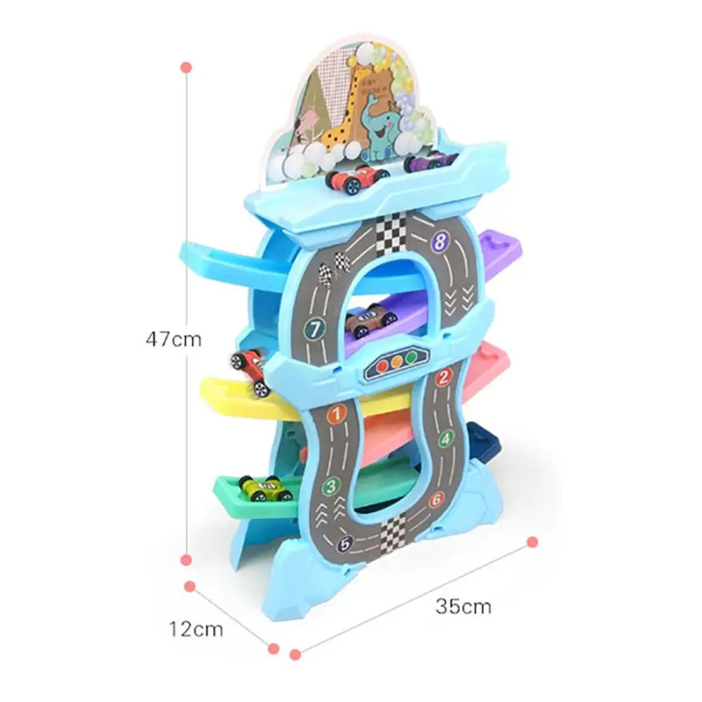 

Children Plastic Slide Track Glider Car Kids Educational Skill Development Toy Model Slot Track Slide Racer Toy Kid Gift