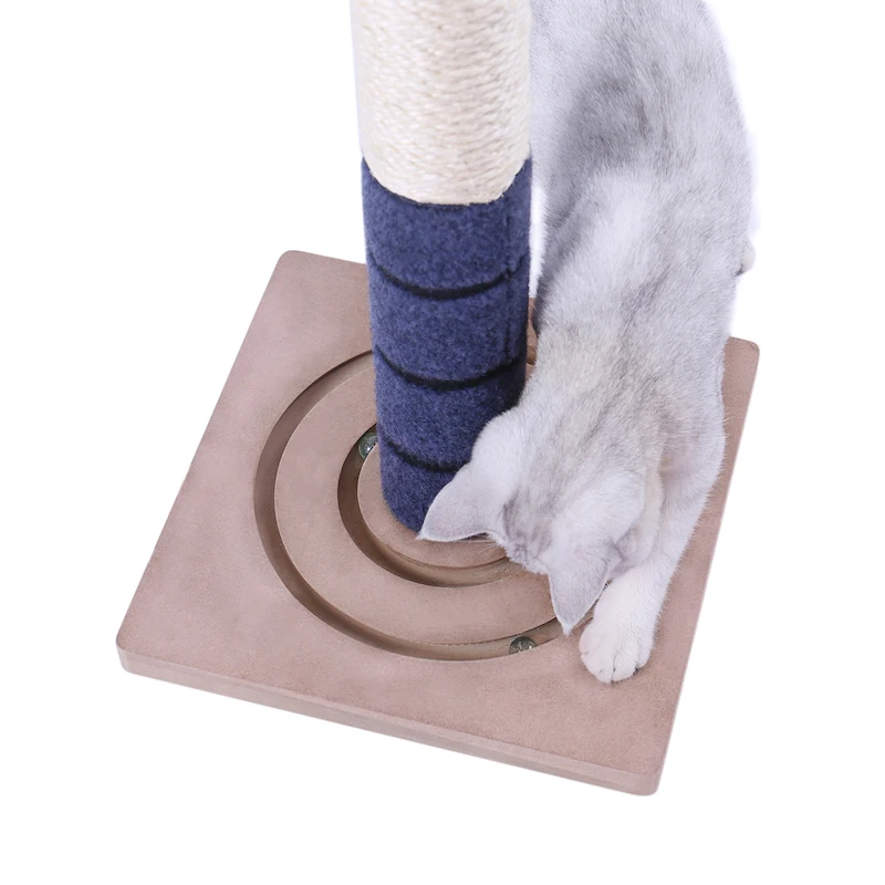 Domestic Delivery Height 238-286cm Pet Cat Tree Condo Scratcher Adjustable Scratching Climbing Tree Cat Toy Protecting Furniture