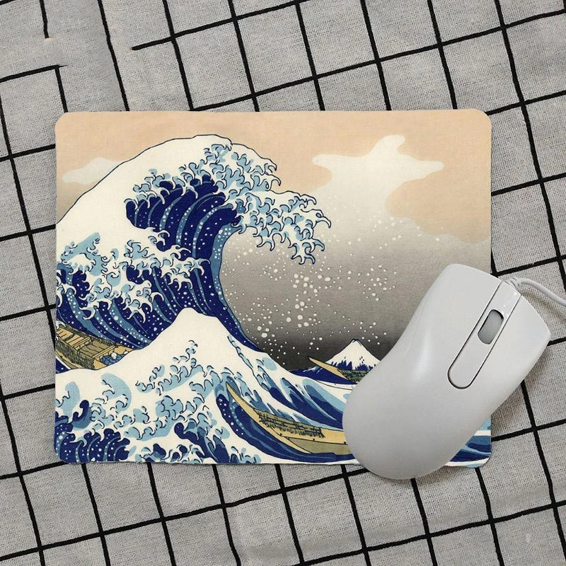 

Высококачественный коврик для мыши в японском стиле, волнистый арт, игровые коврики, лидер продаж, оптовая продажа, игровой коврик для мыши