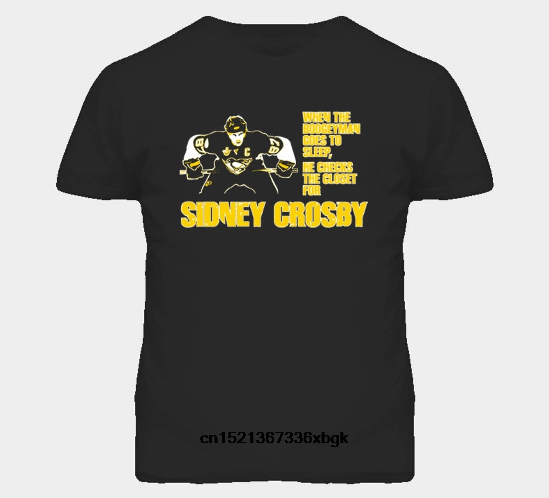 Футболка хоккейера Boogeyman Sidney Crosby одежда в стиле хип хоп хлопковая футболка с