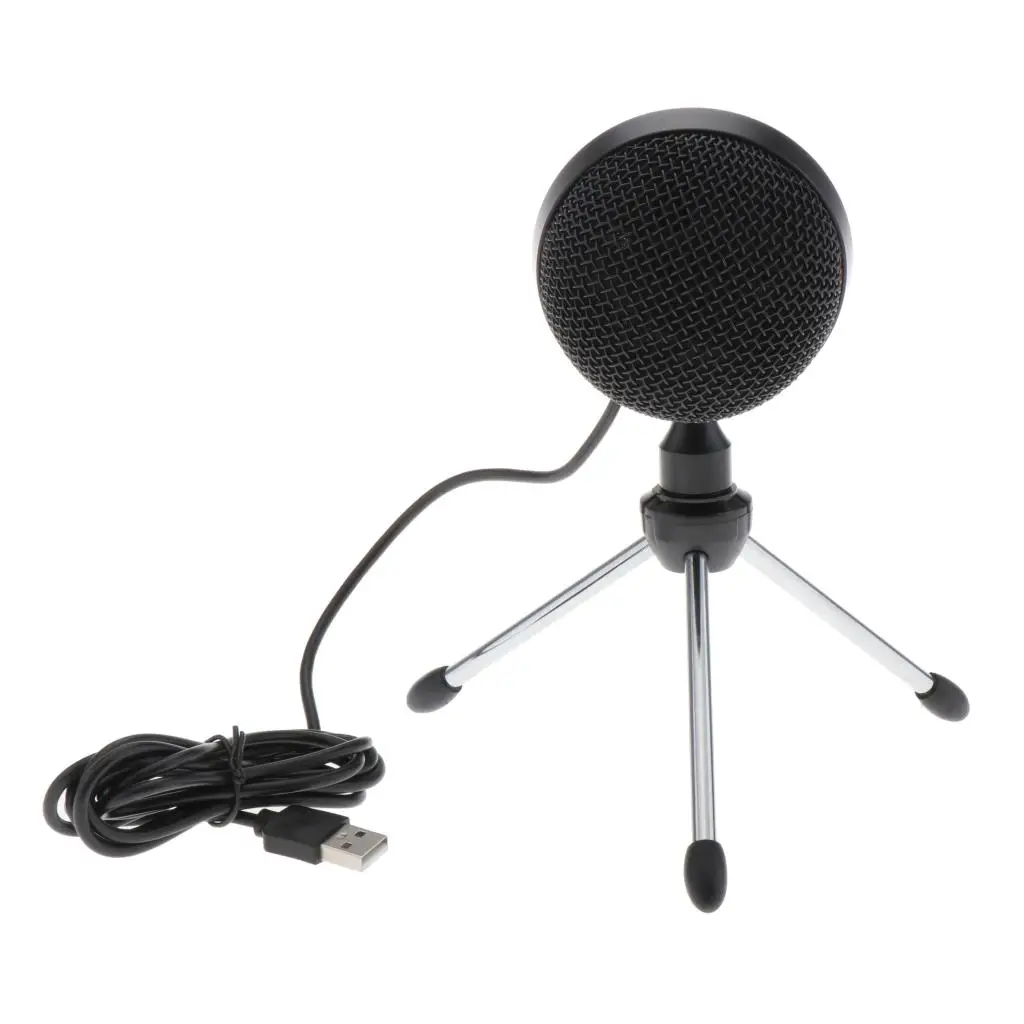 

USB Microphone Kit PC Condenser Podcast Streaming Omnidirectional Mic Plug & Play for Computer YouTube Gaming Recording