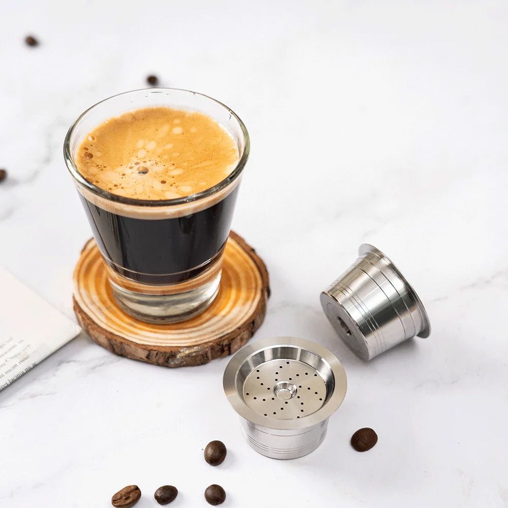 

Многоразовая капсула RECAFIMIL для Cafissimo K fee Caffitaly Tchibo, многоразовая капсула Crema, металлический фильтр из нержавеющей стали