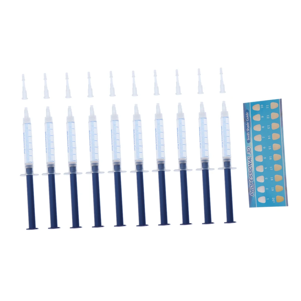 

10 Pcs Strong Teeth Whitening Gel Whitener Cleaning Bleaching White