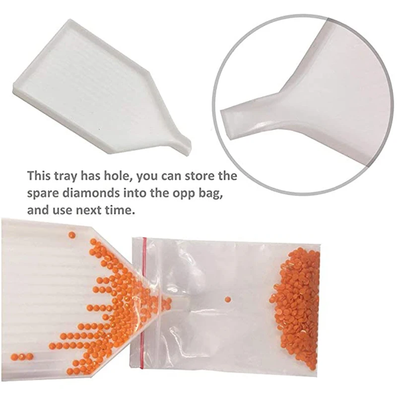 

Diamond Painting Storage Boxes, Portable Bead Storage ,Reusable Diamond Storage Box with Tools, Diamond Painting Accessories kit