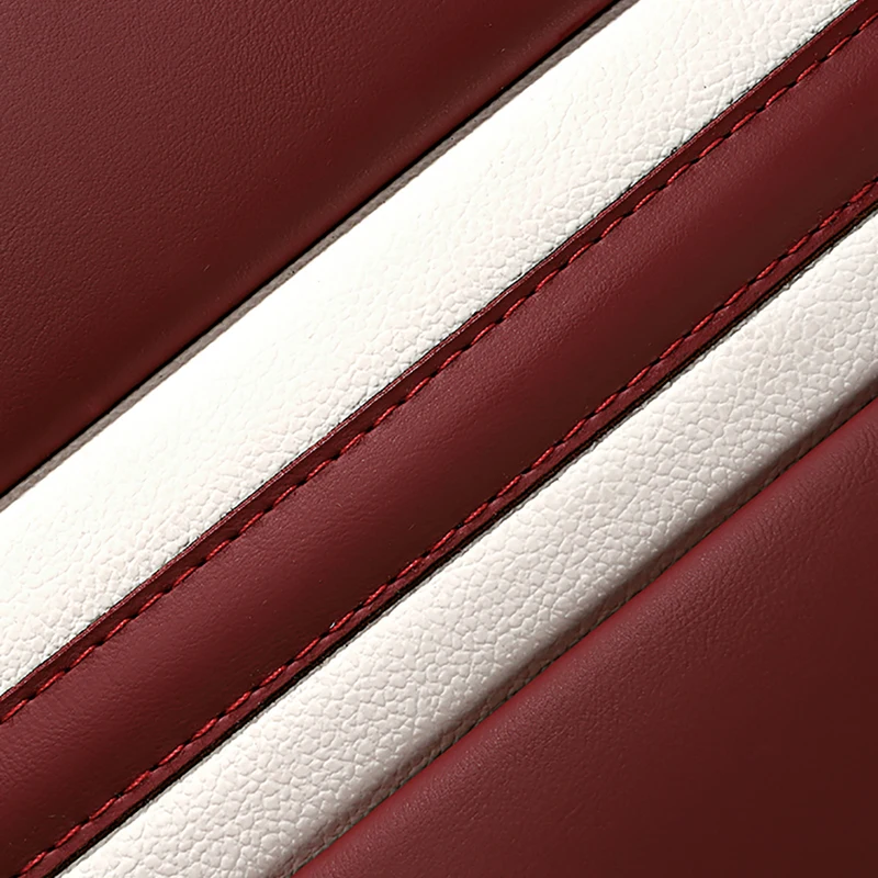 

Red Leather Car seat covers For mercedes w203 w204 vito w124 w639 ml benz w169 w210 e class 190e cla 45 amg klass accessories