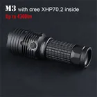 Светодиодный фонарь Convoy M3 с Cree xhp70.2, светодиодный фонарь 26650, 4300lm, мощный фонарик для кемпинга, охоты, рыбалки