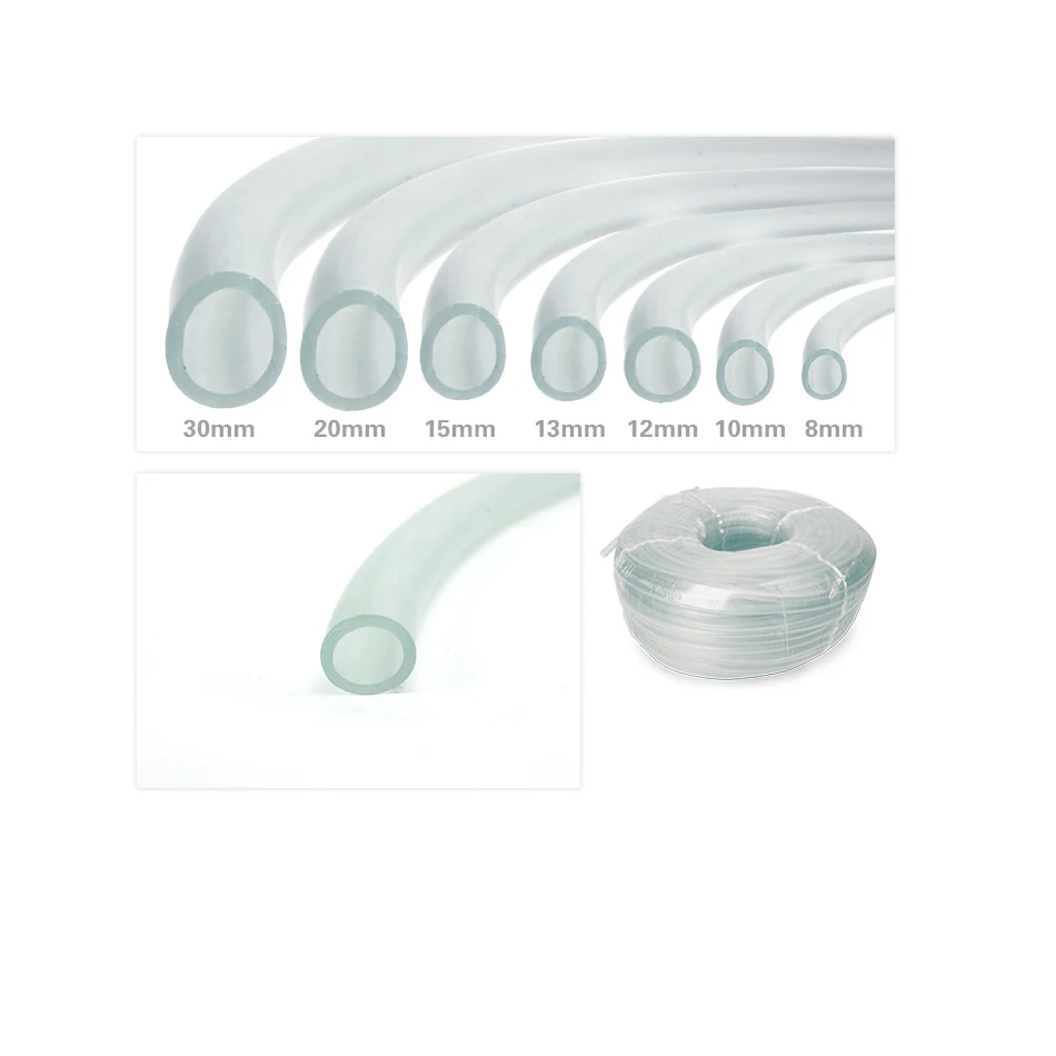 Прозрачная силиконовая трубка OD2XID1 пивная шланг для молока мягкая безопасная