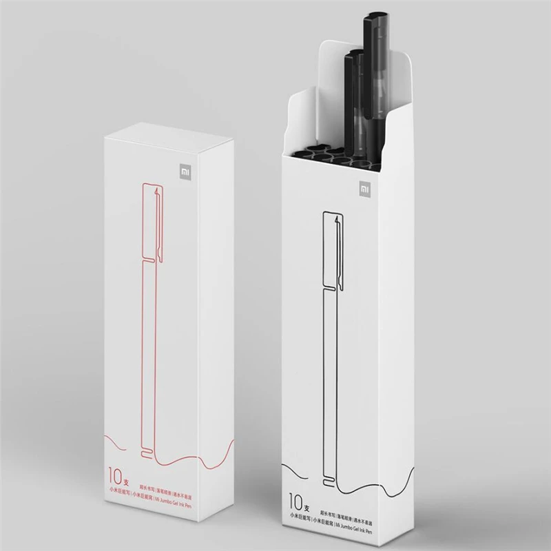 Xiaomi Mijia суперпрочная гелевая Шариковая ручка для письма 0 5 мм красные черные