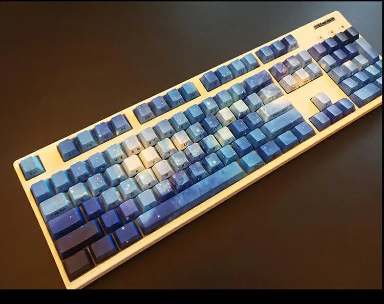 1 комплект PBT dye Sublimation звезда клавишный колпачок серии печатных/нет