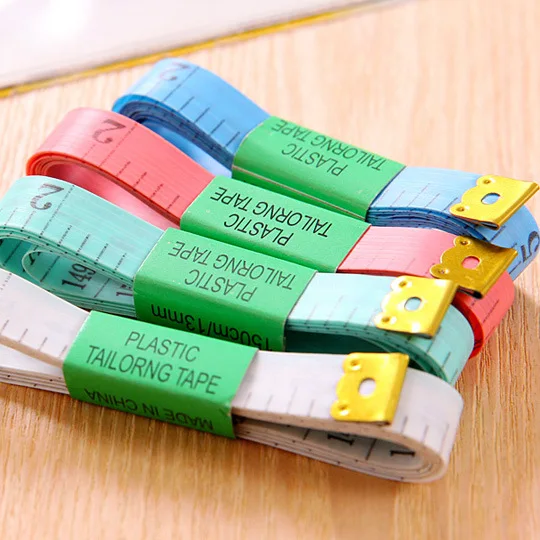 

40pcs Cute Candy Color Tape Measure Soft Ruler Multicolour Student Flexible Ruler for School Office Supplies Kawaii Accessories
