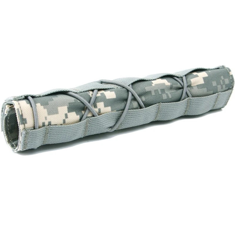 Airsoft 22cm Silencer Suppressor Cover Mirage Heat Shield Sleeve Military Protective Holster Case Hunting Accessories | Спорт и