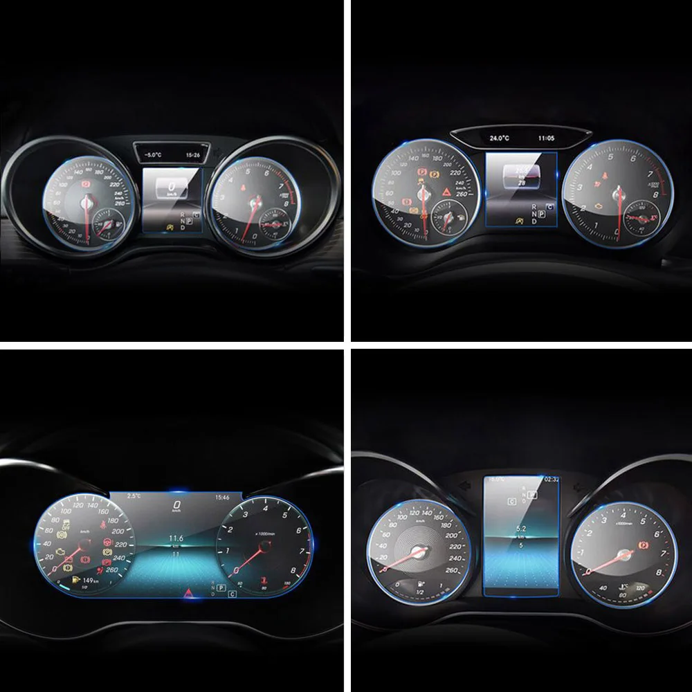 Защитная пленка для экрана автомобильной приборной панели Mercedes W205 W246 X156 W117 B C Class