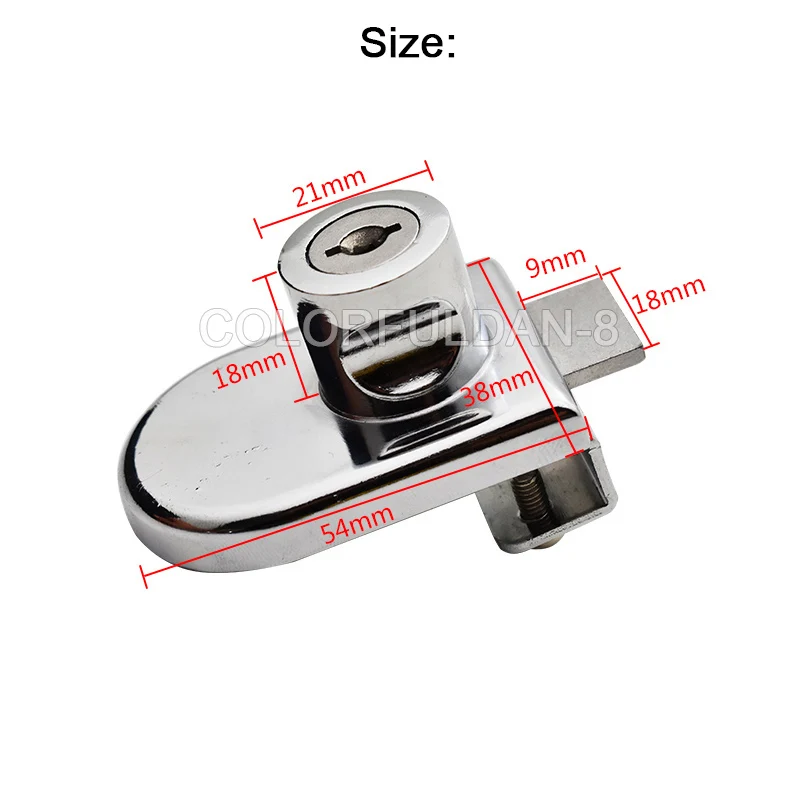 Замки для стеклянных дверей торговых центров 5 шт. витрина выставочный стенд