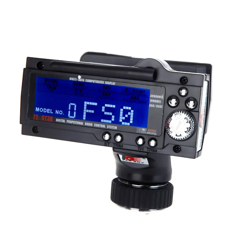 FS-GT3B 2.4G 3CH Radio Model Remote Control LCD Transmitter & Receiver for RC Car Boat | Игрушки и хобби