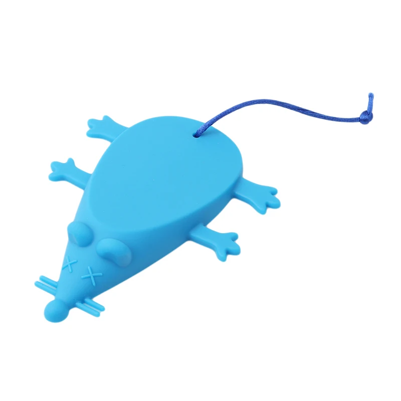 1pc de animales de dibujos animados lindo Mouse forma de Gel de s&iacute;lice de tap&oacute;n de la puerta suministros para seguridad de beb&eacute;s proteger beb&eacute;s, ni&ntilde;os seguro suministros nuevos-1