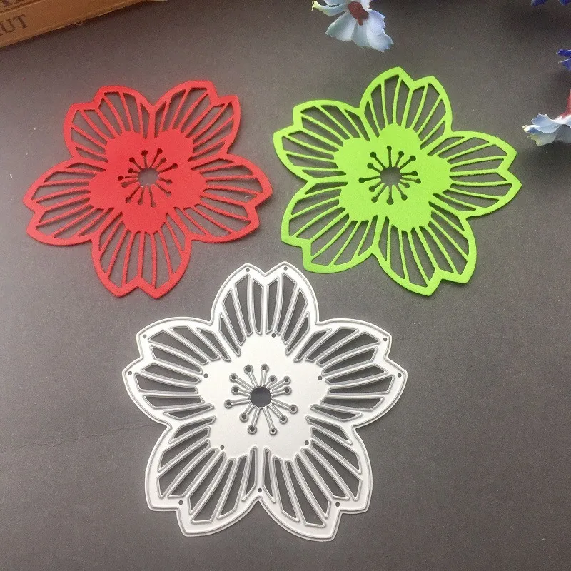 Grite 2019 Новая рамка с цветами лотоса металлические стальные трафареты для пресс