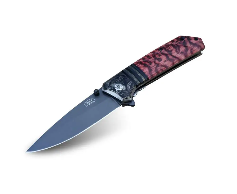 Складной нож охотничий карманный для выживания тактический 7CR13Mov стальная