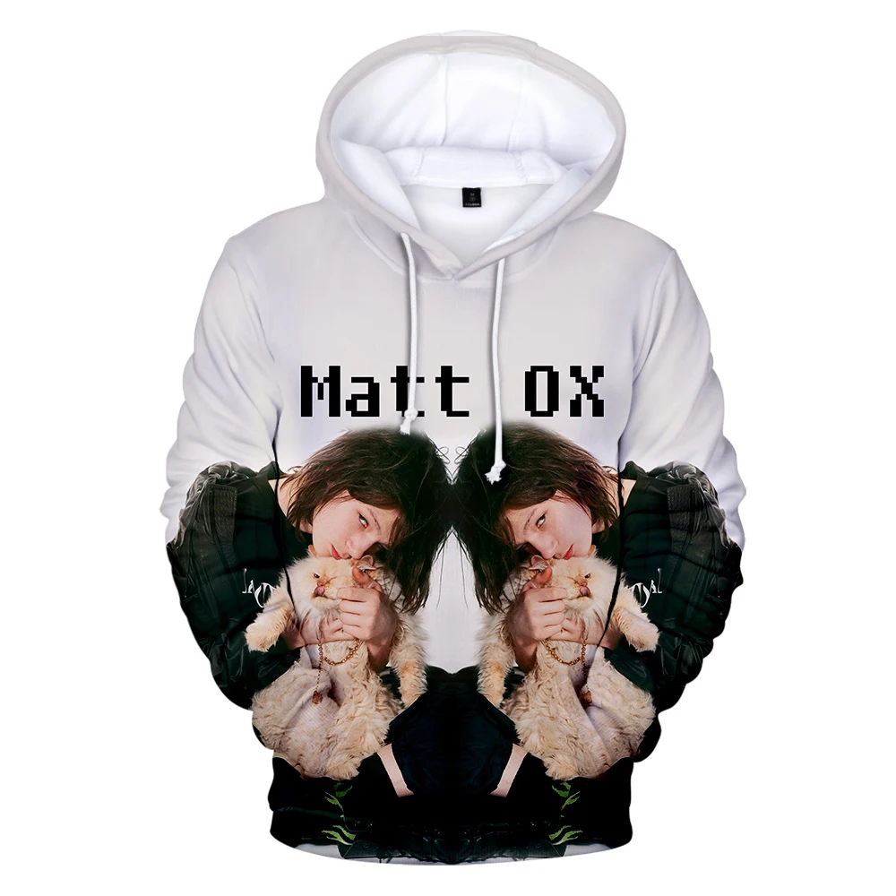 

2020 New Matt OX 3D Hoodies Men/Women Fashion Casual Streetwear Hip Hop Hoodie 3D Print MattOX Mens Sweatshirts Coats