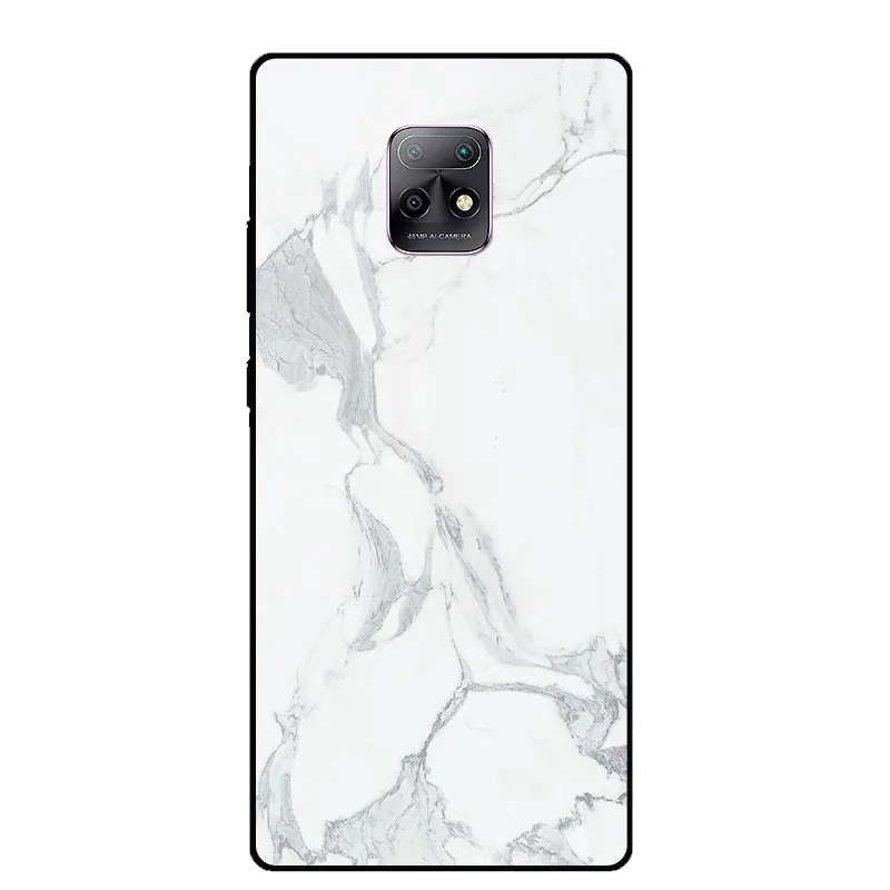 

Case For Xiaomi Redmi 10X 5G Fashion Painted Glass Back Cover For Redmi 10X 5G 10X Pro 5G Soft Silicone Bumper Protective Cases