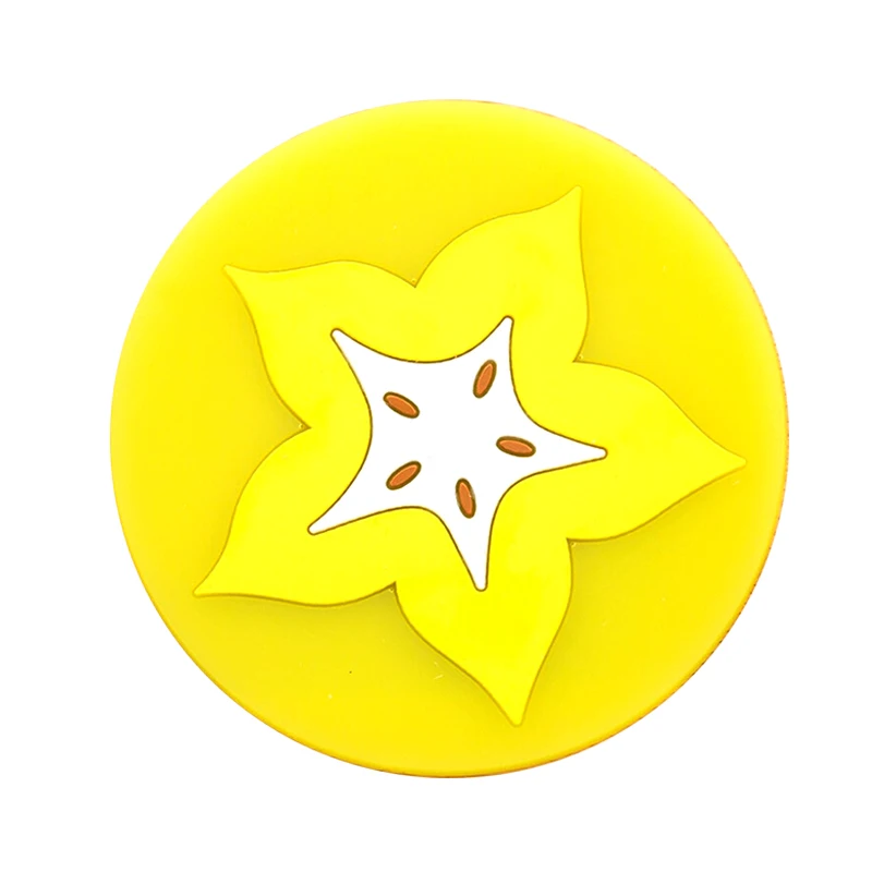 Подставка под чашку в форме фруктов силиконовая подставка кружку прокладки для