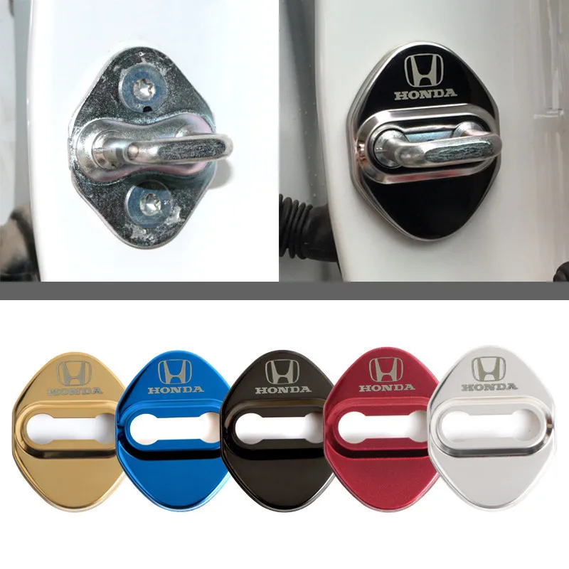 4 шт. отделка дверного замка Защитная крышка чехол с эмблемой Для Mugen Мощность Honda