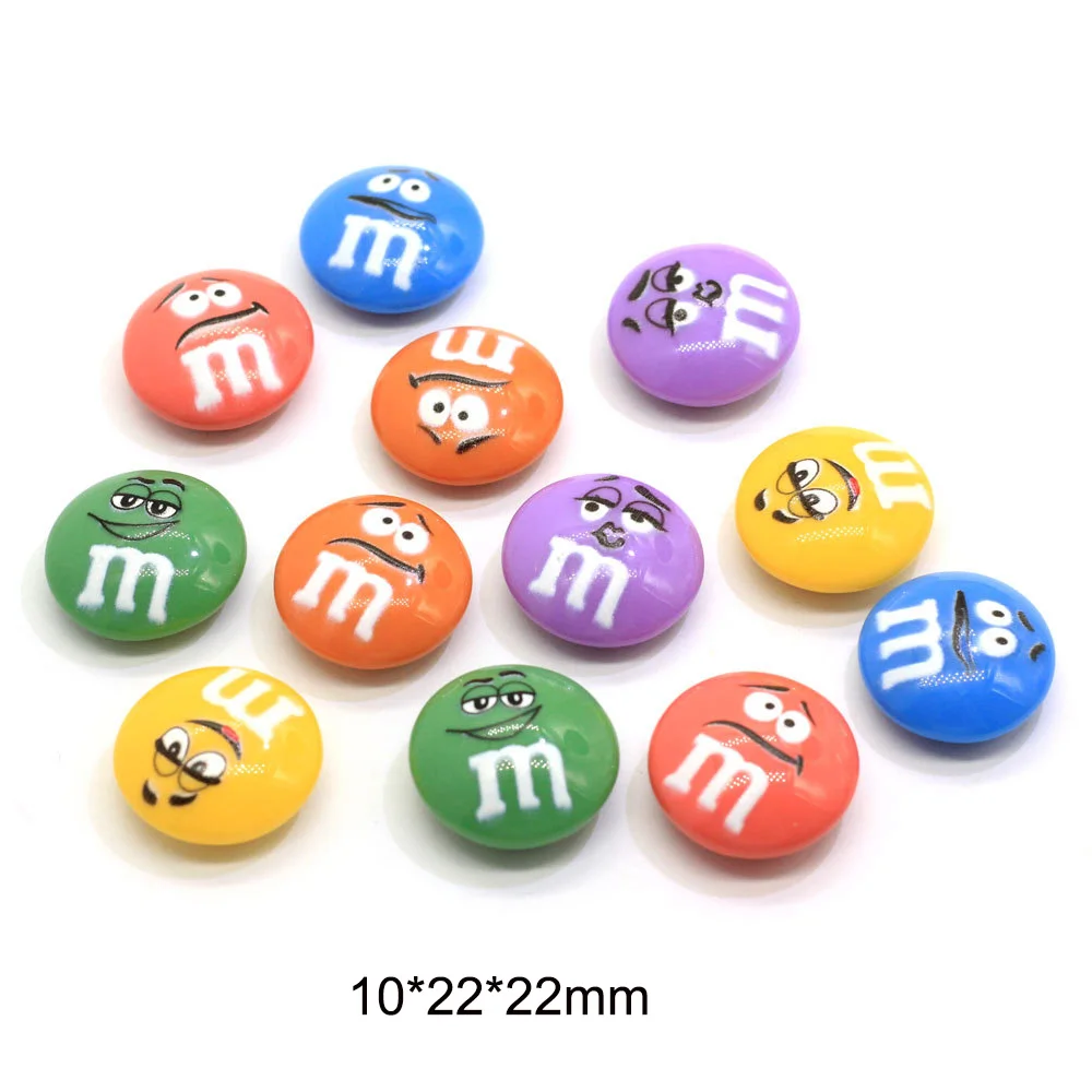 20 шт миниатюрные смолы M Beans моделирование Конфеты Flatback Кабошон Скрапбукинг