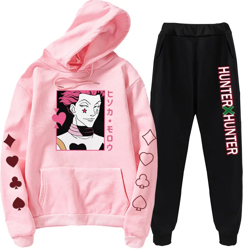 Новинка Свитшот Hunter X Hisoka спортивные штаны комплект из двух предметов для мужчин
