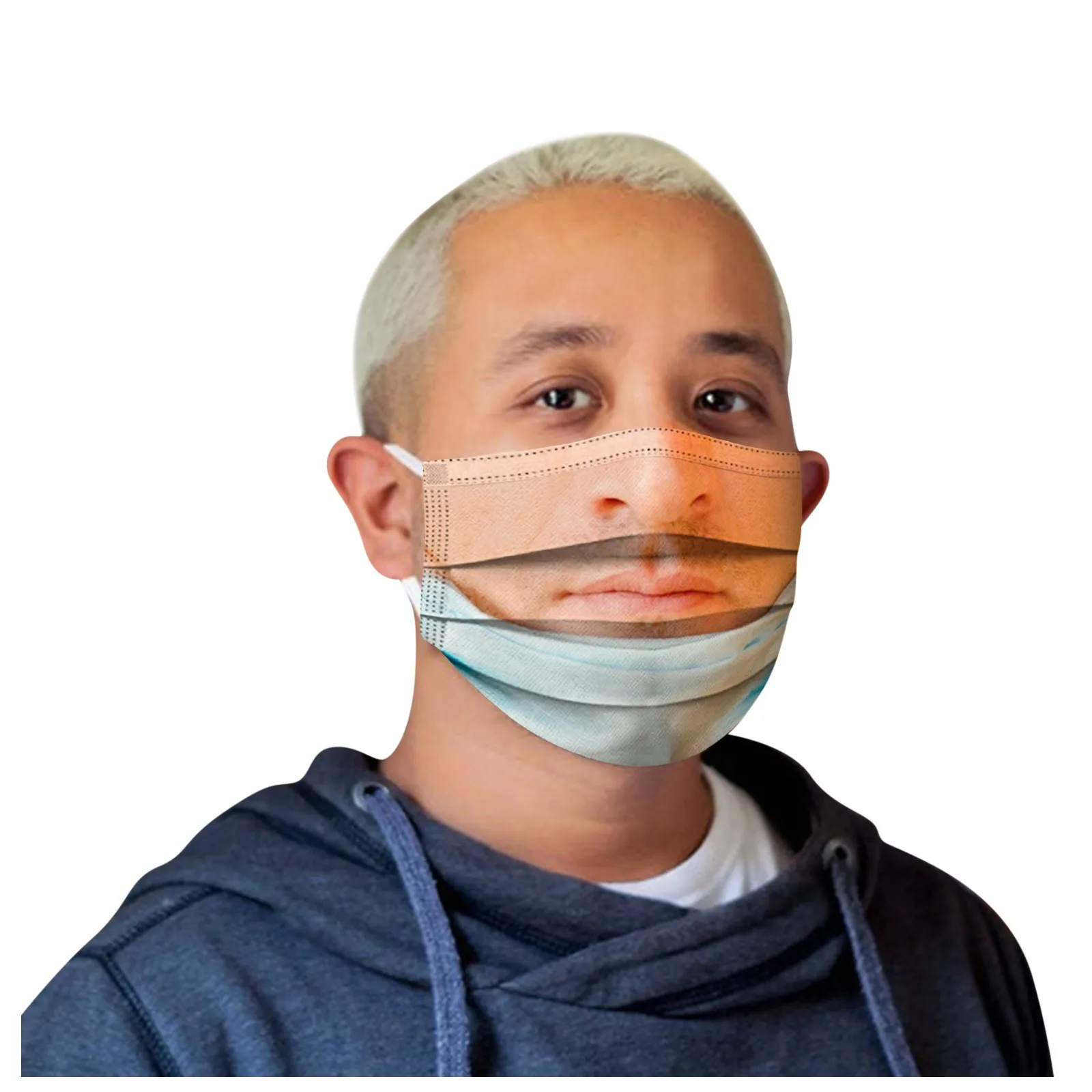

Funny Expression Cool Mask Cosplay Props Face Printing fashion Creative mask Halloween 3D masker Mascarilla Heawear Accessories