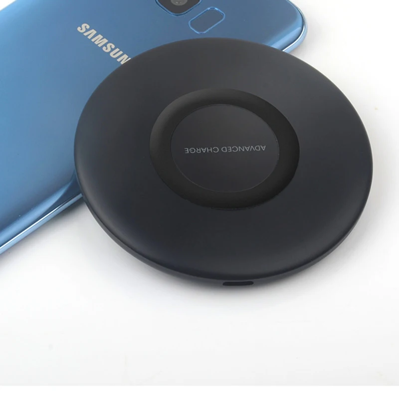 Беспроводное зарядное устройство Samsung Qi для Galaxy S6 S7 Edge S8 S9 S10 Plus Note 5 8 9 iPhone X XR XS Max Mi
