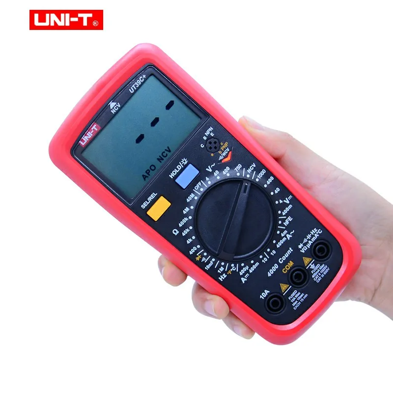 

UNI-T UT39A+/C+ VS UT39 series Digital Multimeter Auto Range With LCD Backlight Data Hold Multimetro tester