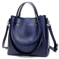 bags 2021 new womens bag pu leather ladies fashion solid color simple ladies handbag large capacity shoulder messenger bag