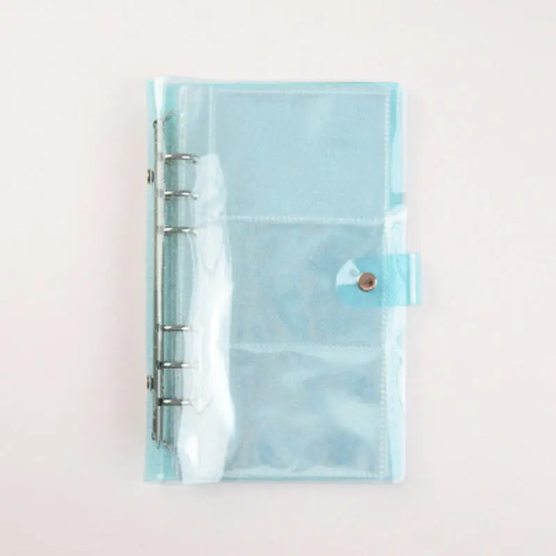

Photo frame Transparent Loose Leaf Binder Notebook Inner Core Cover Note Book Planner Office Stationery Supplies