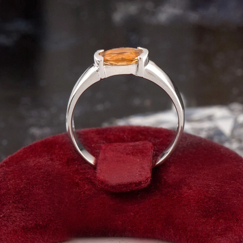 Semi кольцо с драгоценным камнем для мужчин/женщин классический дизайн