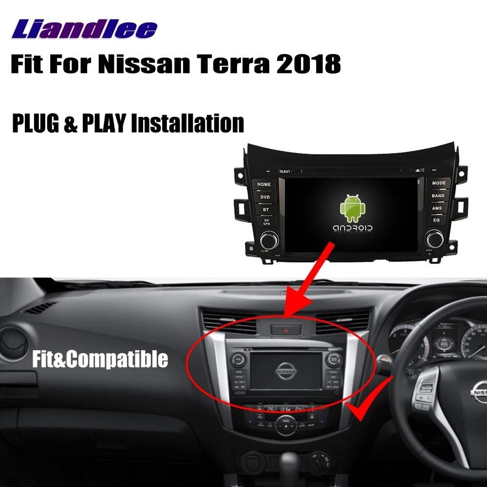 Для Nissan Terra 2018 автомобильный Android радио CD DVD плеер GPS навигация карты камера OBD ТВ
