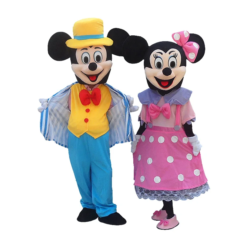 

Mickey Mouse cartoon doll costume Mickey Minnie walk props for the annual party props costume Mickey Mouse cartoon doll costume