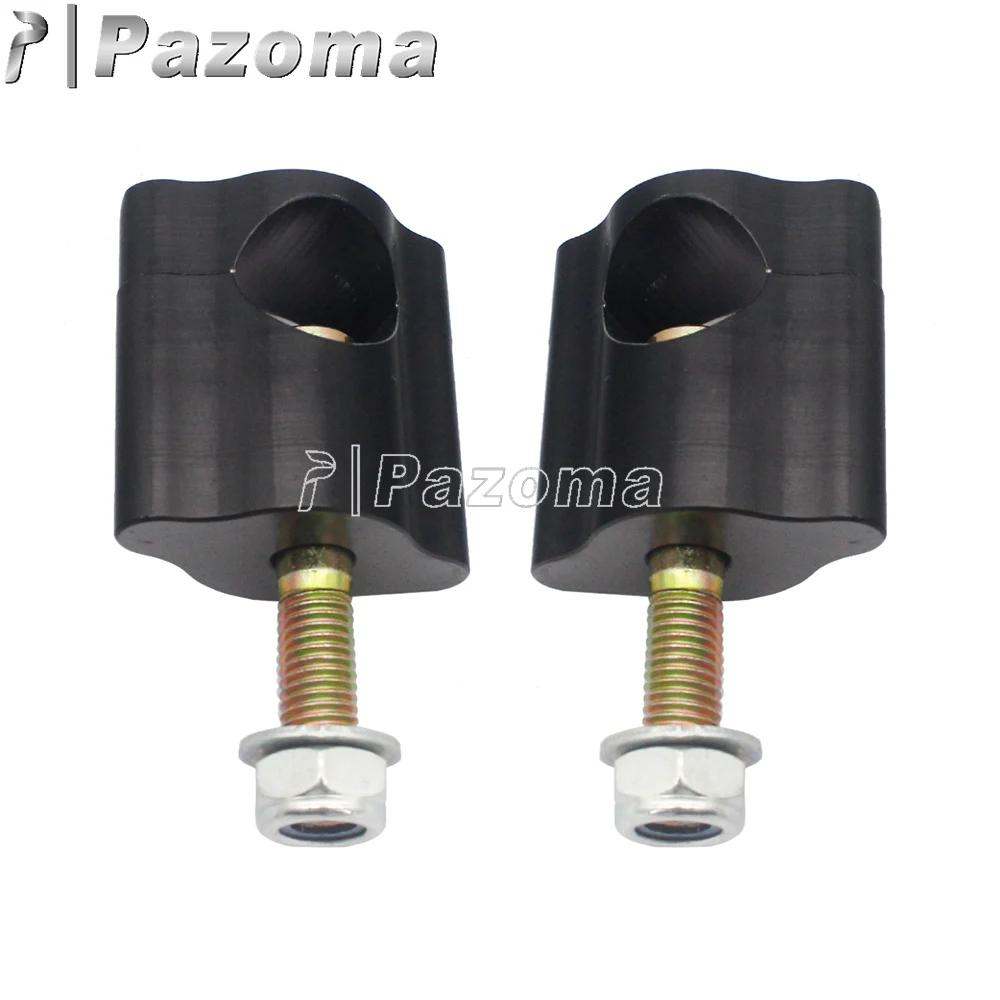 

1 Pair Motorcycle 1" Handlebar Risers For Honda Yamaha Suzuki Kawasaki BMW Triumph Custom 25mm Bar Heighten Riser Clamps