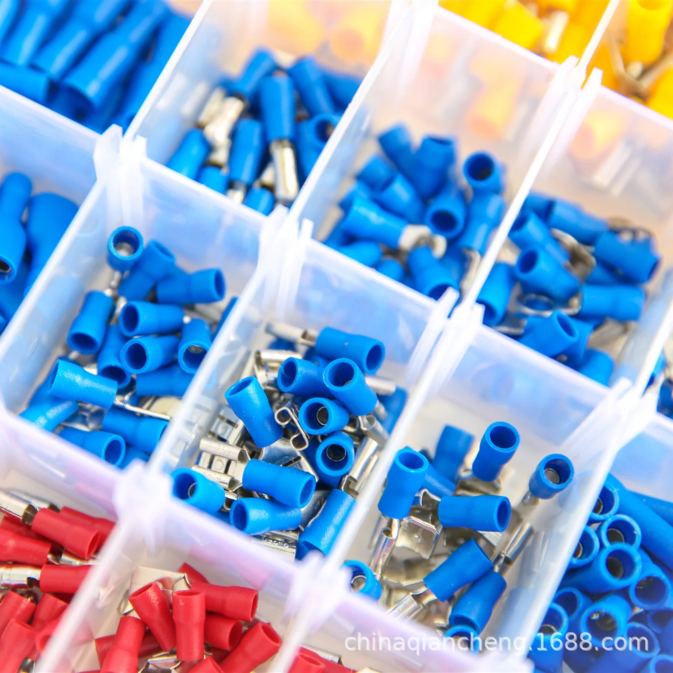 720 шт. различные электрические обжимные клеммы соединители в коробке комплект