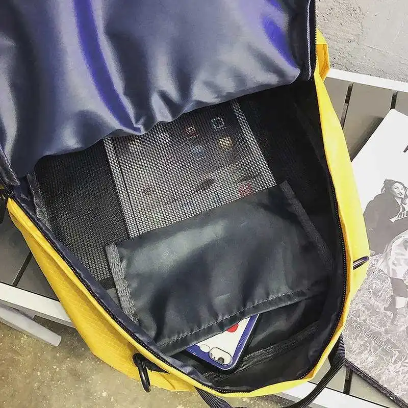 

Korean fashion female backpack multi-pocket knapsack for girls travel bags nylon water