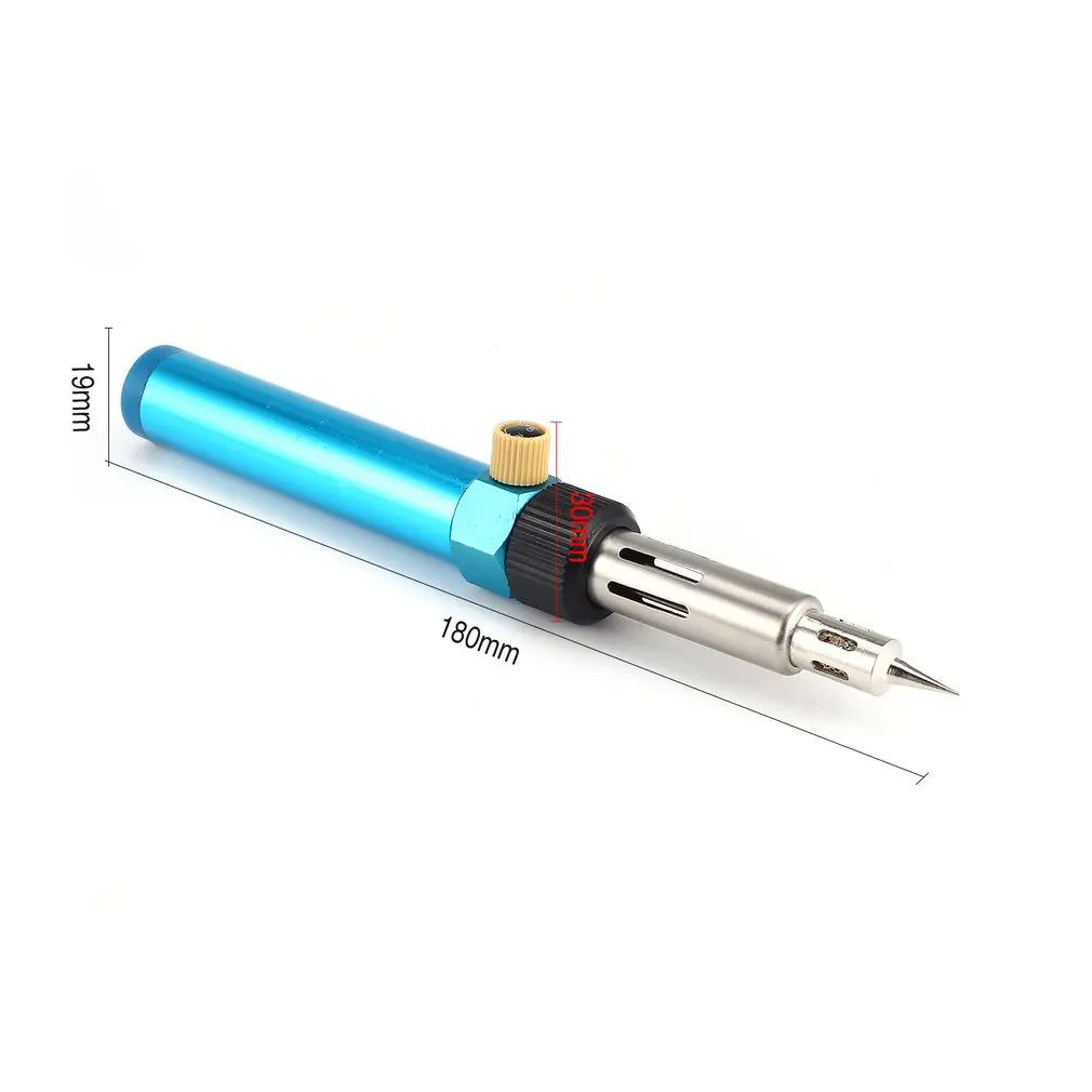 

Mini Cordless Soldering Iron HT-B01 Blow Cordless Solder Iron Pen Shaped Gas Soldering Iron Gun Welding Tool