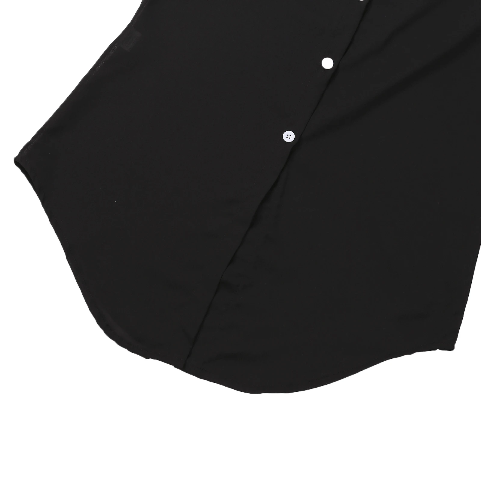 

Ladies Sexy Shirt Dress Long sleeve Solid Color Loose Button Closure Side Slit Fashionable and Breathable Blouse