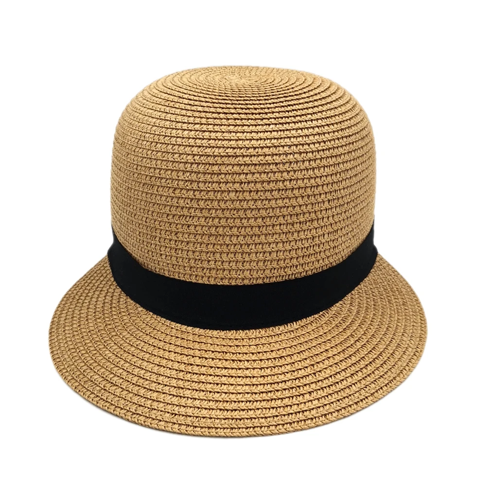 Munng Woman Men Outdoor Summer Beach Party Street Church Sunhat Plastic Straw New Top Fanshion Baseball Cap Adjustable | Аксессуары для