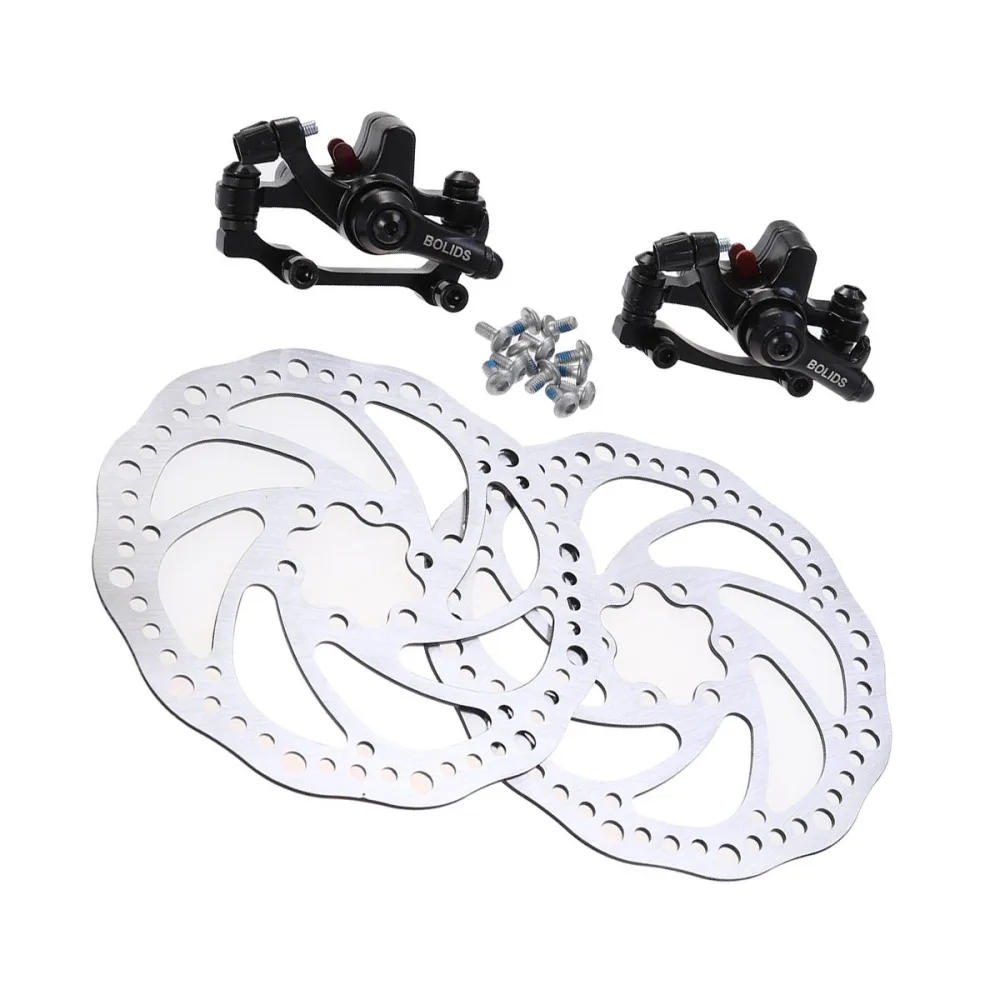 1 пара механических велосипедный дисковый тормоз спереди и сзади ротора комплект